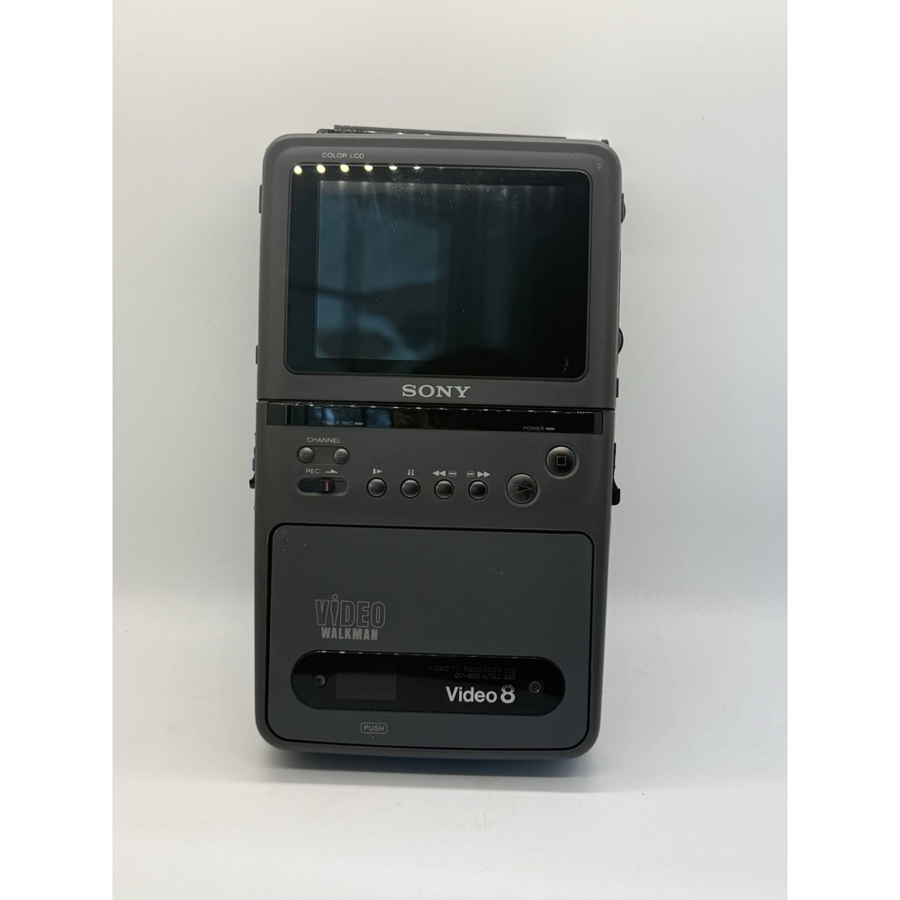 VTG Sony GV8 Video8 Wakman Portable TV Video Recorder Part Repair Untested Retro